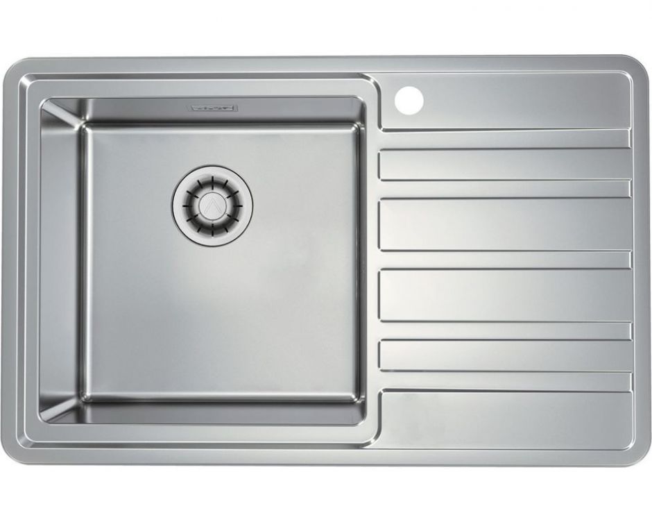 Изображение Мойка для кухни Alveus RANDO 30L SAT FS new левая в комплекте с сифоном 79х50 см