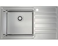 Мойка для кухни Alveus RANDO 50L SAT FS левая в комплекте с сифоном 86х50 см схема 1