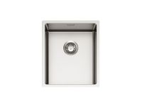 Мойка для кухни Alveus NOX 20 BRS в комплекте с интегрированным сифоном 38х44х20 см схема 1