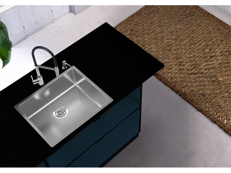 Мойка для кухни Alveus NOX 50 BRS с интегрированным сифоном 54х44х20 см ФОТО
