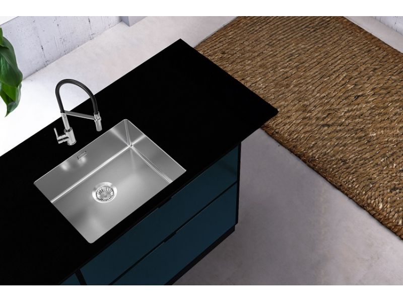 Мойка для кухни Alveus NOX 50 BRS с интегрированным сифоном 54х44х20 см ФОТО