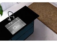 Мойка для кухни Alveus NOX 50 BRS с интегрированным сифоном 54х44х20 см схема 4