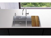 Мойка для кухни Alveus NOX 80 BRS с интегрированным сифоном 76,2х44х20 см схема 2