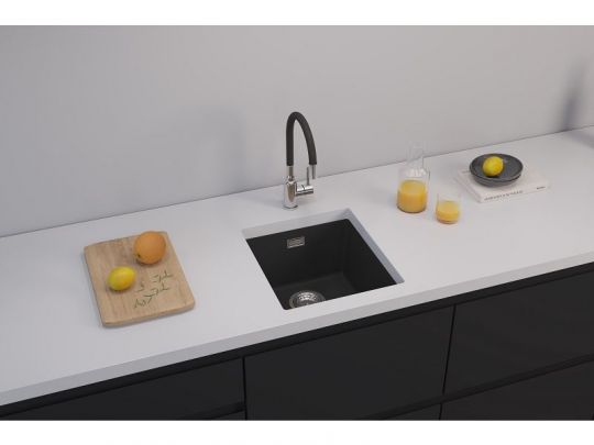 Мойка для кухни Alveus OMNI 10 GRANITAL с сифоном 40х45х19,8 см схема 7