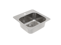 Мойка для кухни Alveus MORE 20 NAT-90 в комплекте с сифоном 49х50 см схема 2