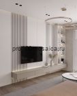 Бамбуковые рифленые панели Classic soft white 2800*160*22 (1шт=0,448 кв.м.)