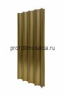 Бамбуковые рифленые панели Wave gold metal 2800*100*15 (1шт=0,28 кв.м.)