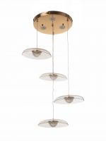 Люстра Tamara 28Вт LED 4000-6000К золото 43х41х42см