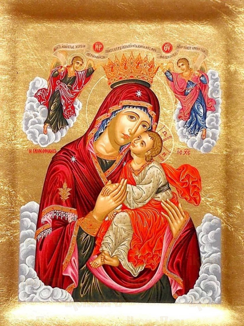Сладкое лобзание икона (рукописная)