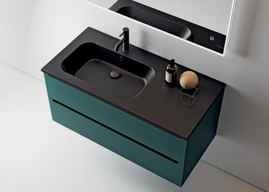 Мебель для ванной Berloni Bagno MEMPHIS 65 - L 106 CM + L 85 CM схема 2