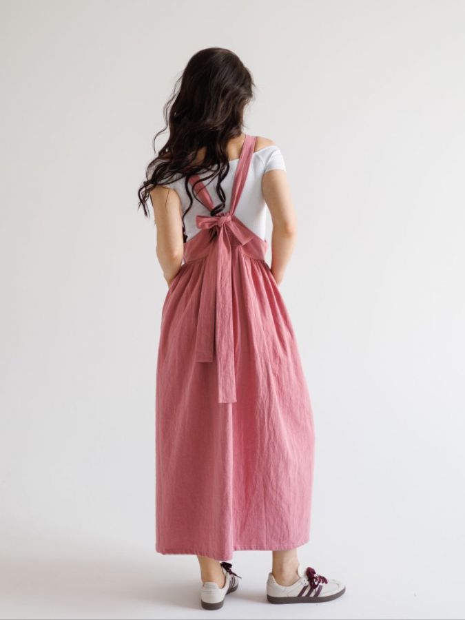 Сарафан Ortica из крапивы розовый