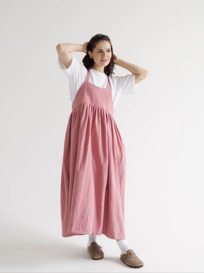 Сарафан Ortica из крапивы розовый