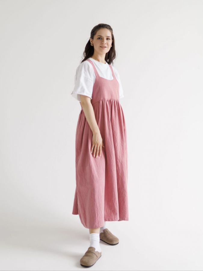 Сарафан Ortica из крапивы розовый