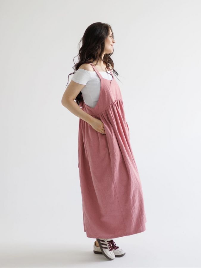 Сарафан Ortica из крапивы розовый