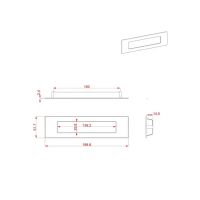 Ручка для раздвижных дверей Cebi A1174 схема