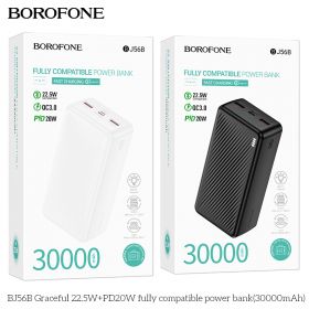 Акк.вншн.BOROFONE BJ56B,30000mAh,PD20Вт1USB,Type-C
