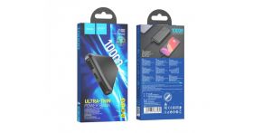 Акк.вншн.HOCO J100,10000mAh, 2USB,Type-C+микро