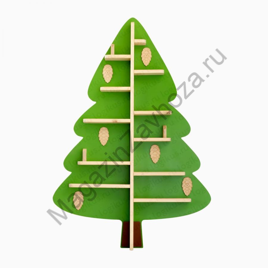 Настенная полка "Елка"