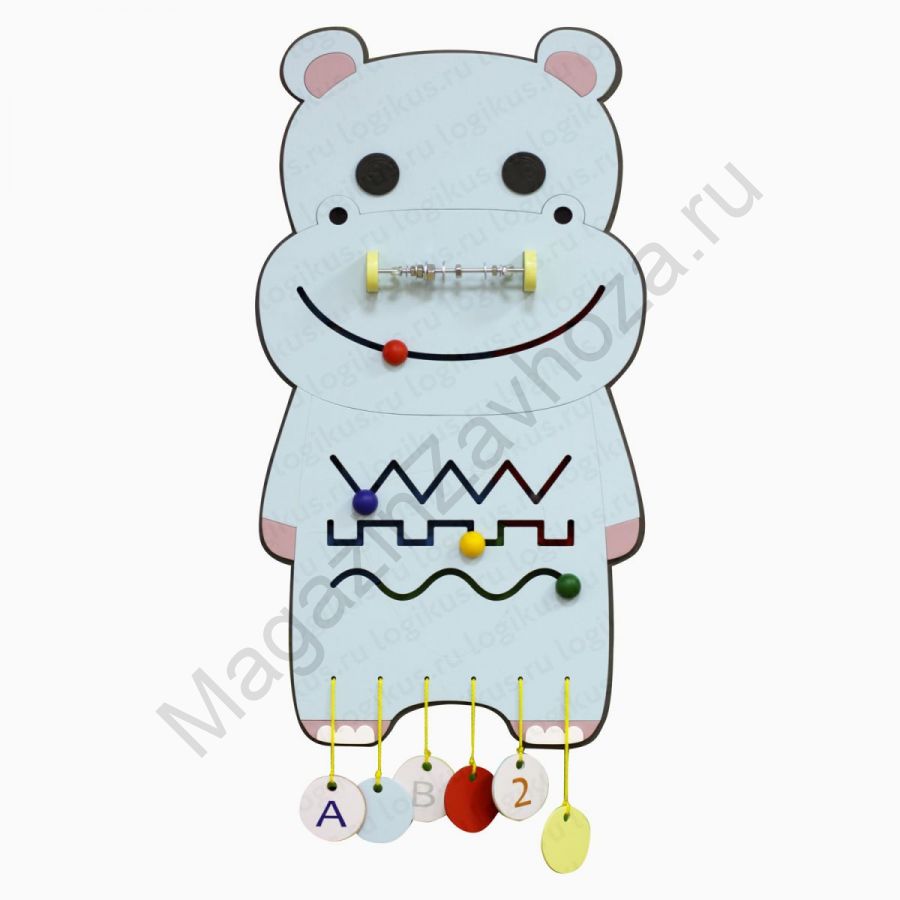 Бизиборд "Бегемотик"