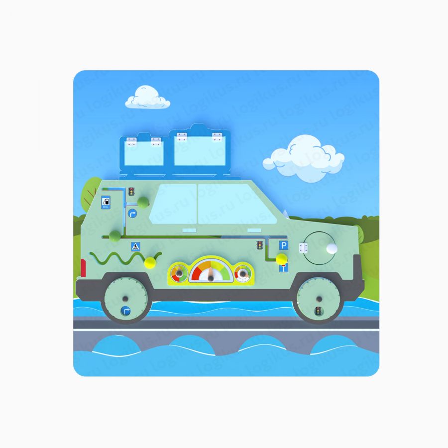 Развивающая панель "Транспорт-4"