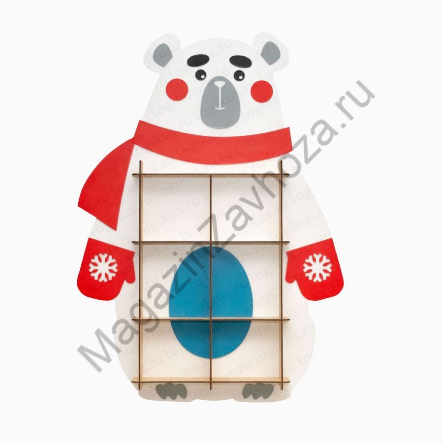 Настенная полка "Медведь"