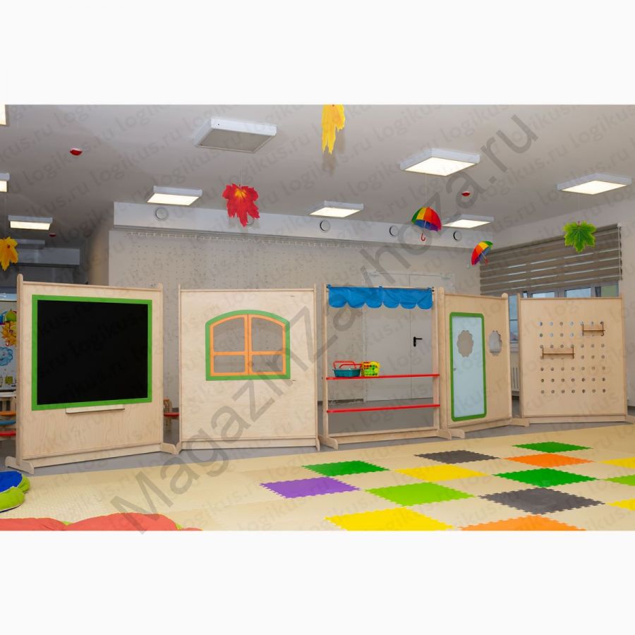 Панель для зонирования пространства "Городок"