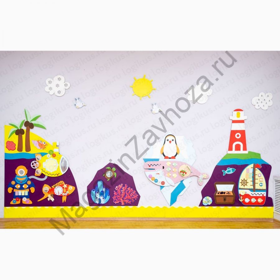 Развивающая панель "Подводный мир"