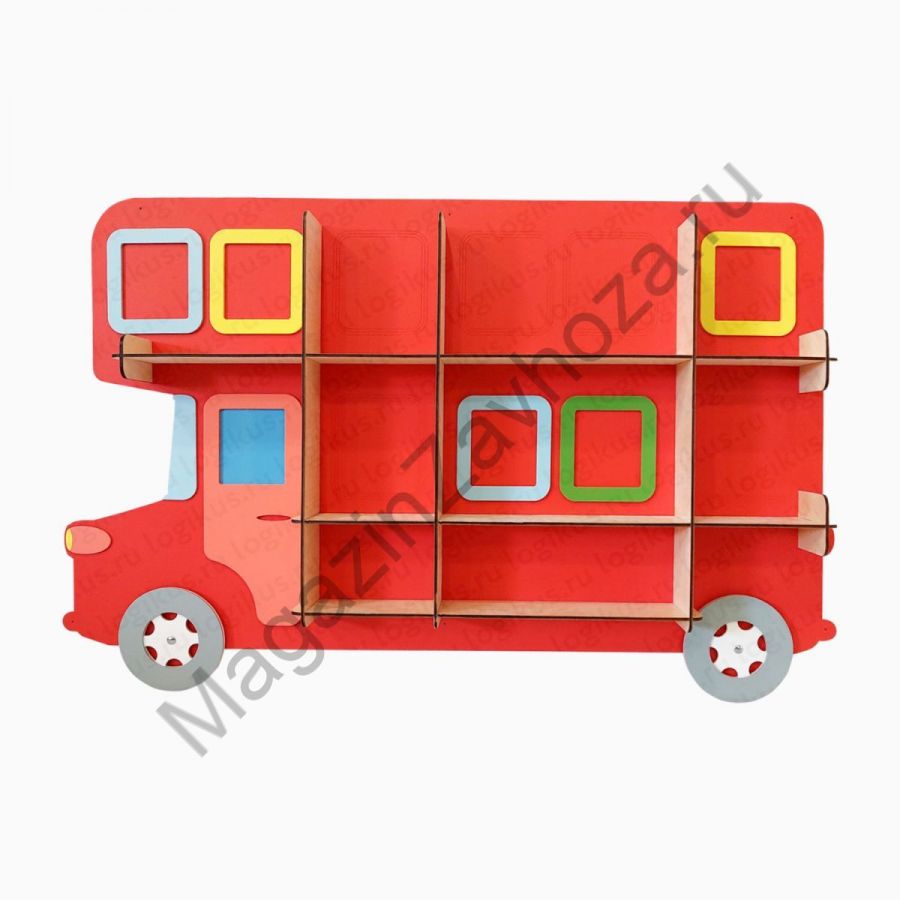 Настенная полка "Автобус"