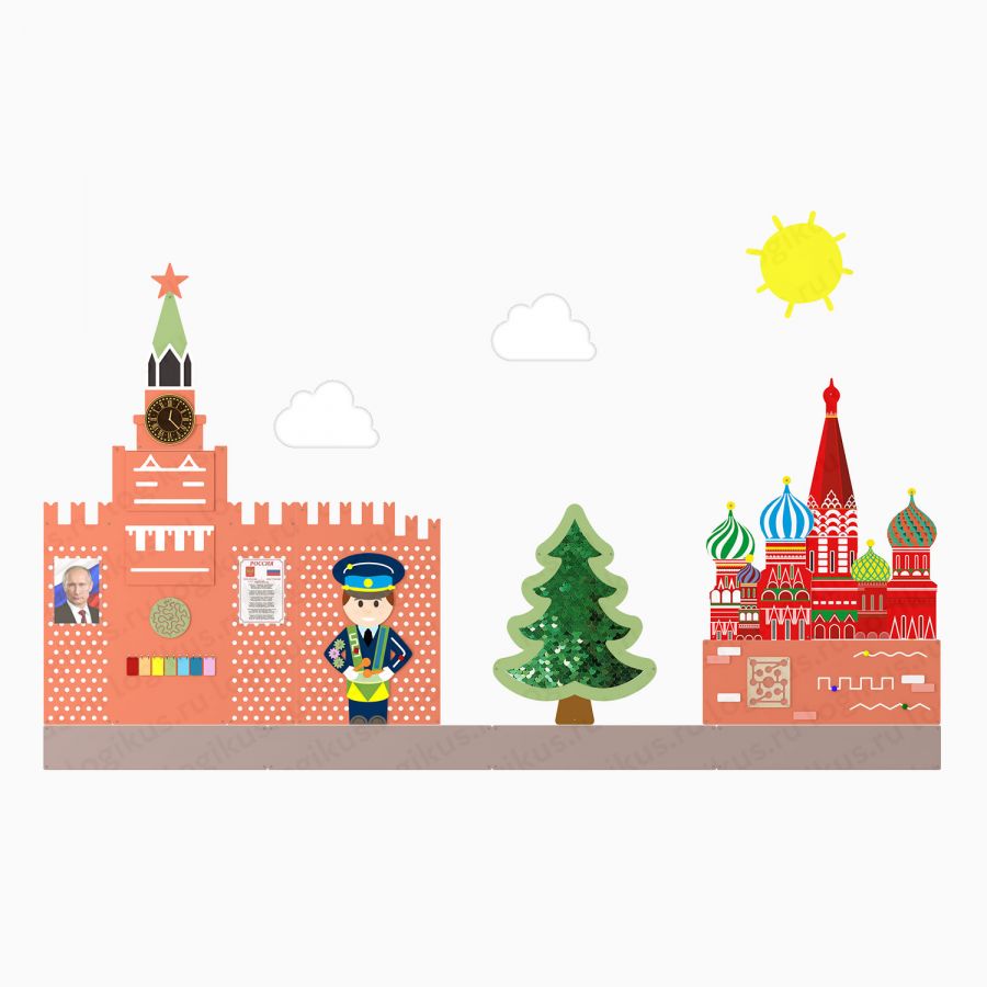 Настенная панель "Кремлевская стена"