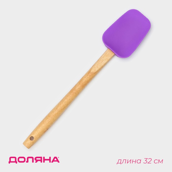 Лопатка Доляна «Бамбук», 32 см, МИКС