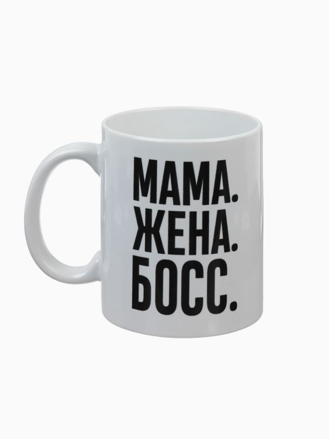 Кружка керамическая «Мама, жена, босс», 320 мл
