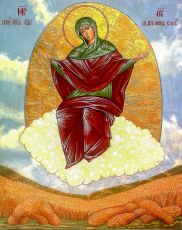 Икона "Спорительница хлебов": Символ плодородия и благодати (рукописная)