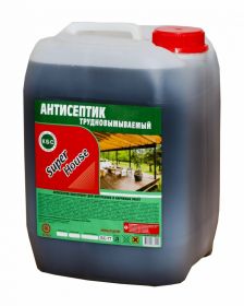 Антисептик Трудновымываемый Super Hause БС-77 5л от Биопоражений / Супер Хаус