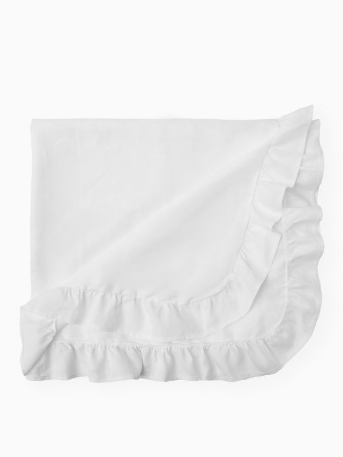 Скатерть Этель Ivory 150х220+/-3см, 100% лён, цв белый, 170 г/м2