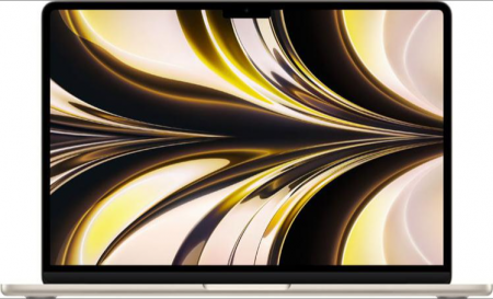 Apple Macbook Air MC7W4 [13.6" 2560 X 1664 16 Гб 256 Гб Apple M2 / 3.5 Ггц] Starlight RU Клавиатура