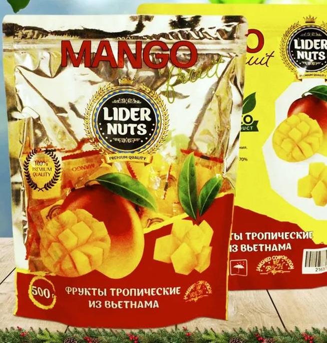 Манго конфетка (кубики) уп-500гр (Лидер)