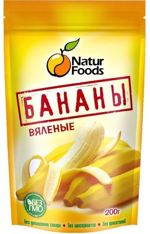 Бананы вяленные 200гр