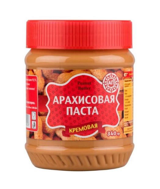 Арахисовая паста кремовая 340гр