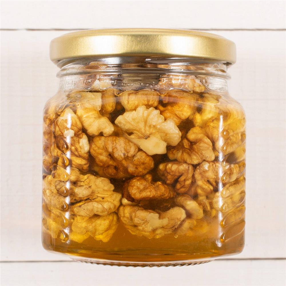 Мёд с грецким орехом 470гр (стекло)