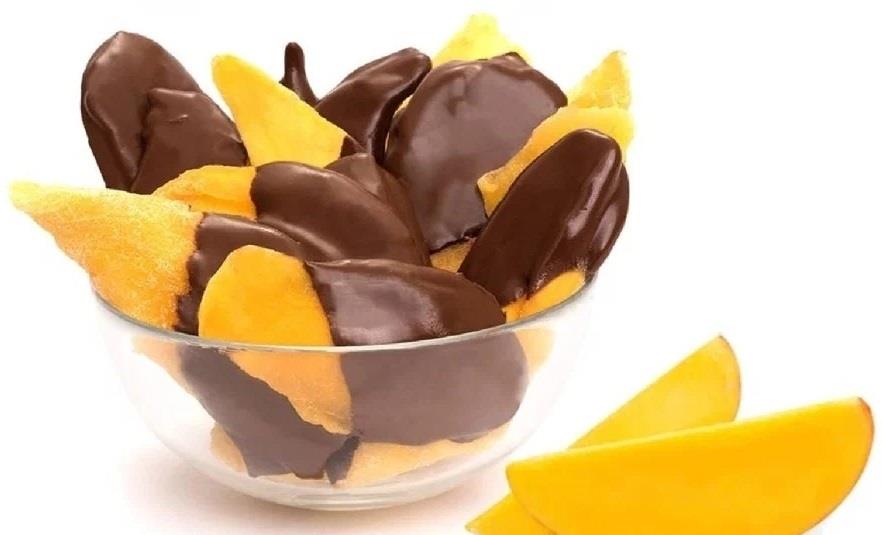 Манго сушеный лист в шоколаде