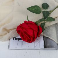 Цветы искусственные «Роза Охара», 8.5?56 см, красные