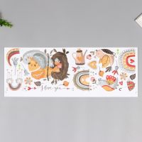 Наклейка интерьерная цветная «Курочки», 20?30 см