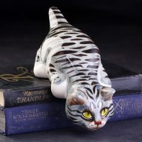 Фигурка фарфоровая «Кот Барсик серый», 20 см