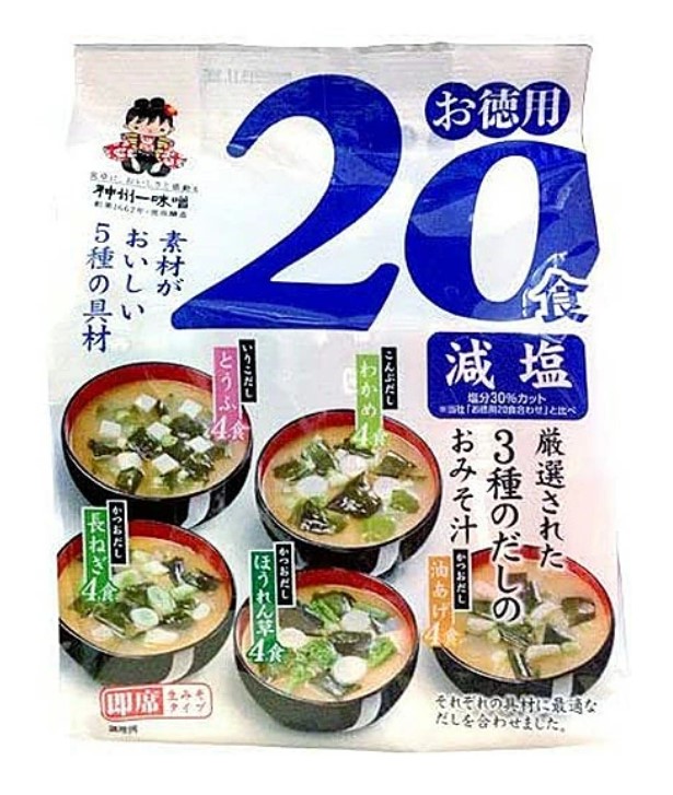 Мисо-суп Shinsyuichi 20 порции 5 вкусов