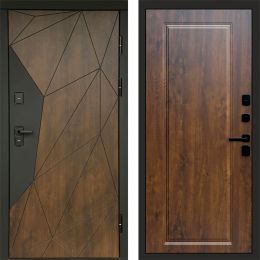 Входная дверь Termo-door Премиум винорит Геометрия Дуб с терморазрывом - Гранд Дуб