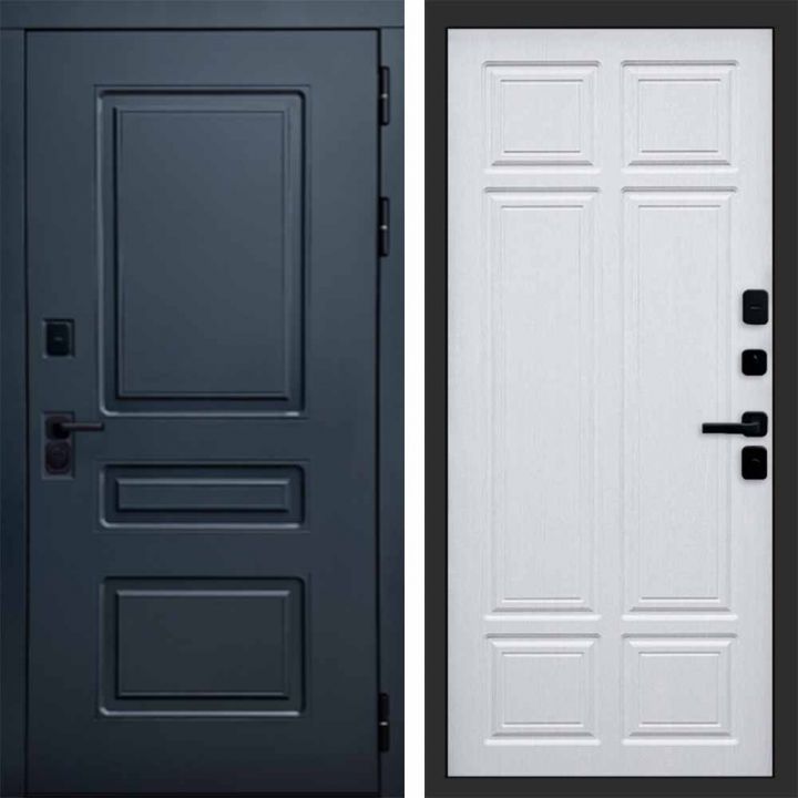 Входная дверь Termo-door Аляска Графит с терморазрывом - Лиственница премиум