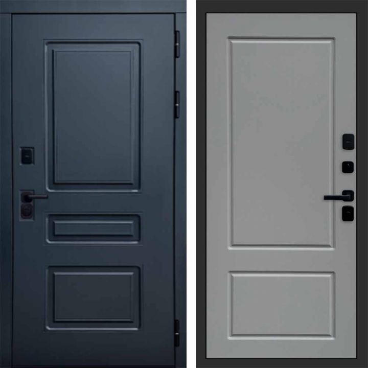 Входная дверь Termo-door Аляска Графит с терморазрывом - Марсель Грей софт