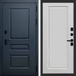 Входная дверь Termo-door Аляска Графит с терморазрывом - Гранд Белый софт