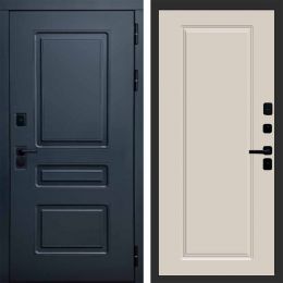 Входная дверь Termo-door Аляска Графит с терморазрывом - Гранд Слоновая кость