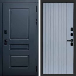 Входная дверь Termo-door Аляска Графит с терморазрывом - FLAT Грей софт